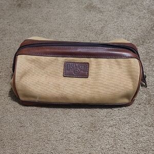 Duluth Trading Co Brown and Tan Toiletry Bag